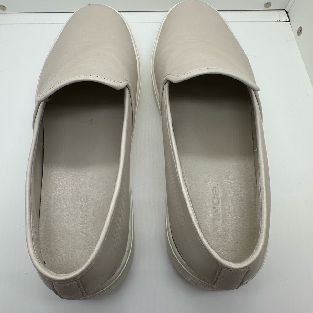 Vince Brenden B Women’s Leather Slip On Platform Sneaker Shoes US 9 - Picture 7 of 12